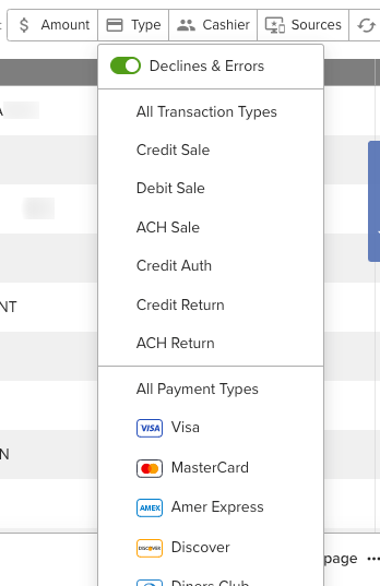 Transaction Reporting · Gravity Payments Documentation