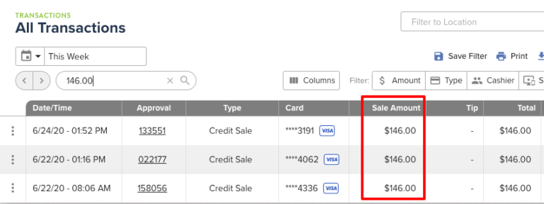 Transaction Reporting · Gravity Payments Documentation