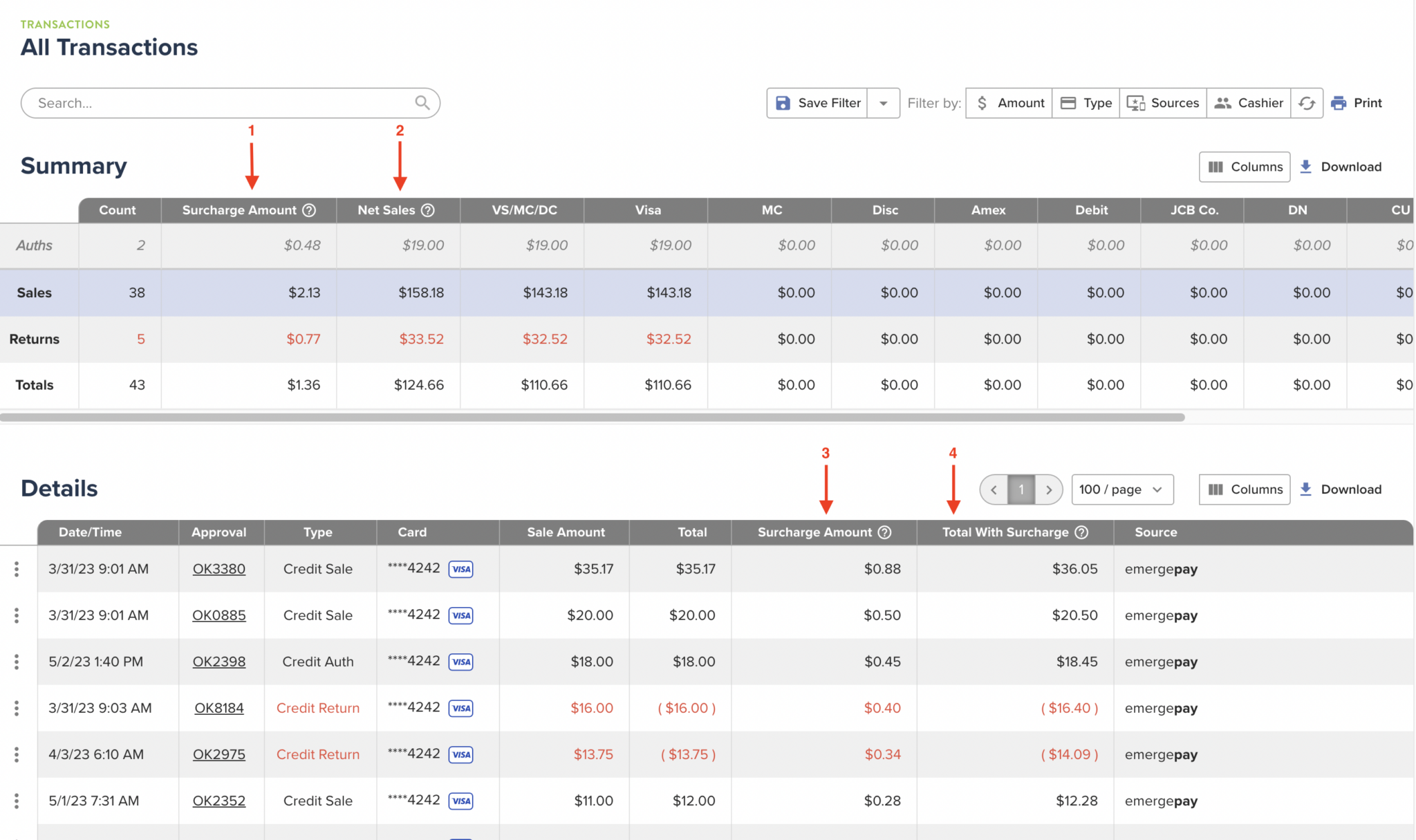 Transaction Reporting · Gravity Payments Documentation