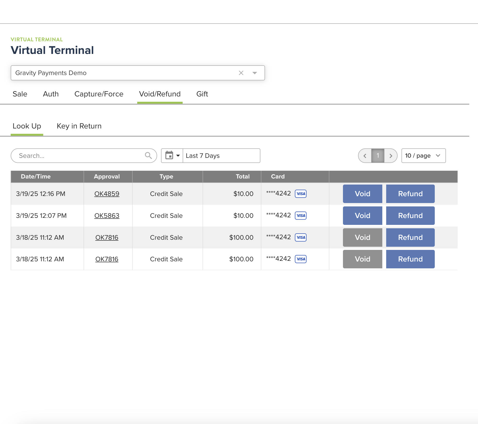 Virtual Terminal · Gravity Payments Documentation