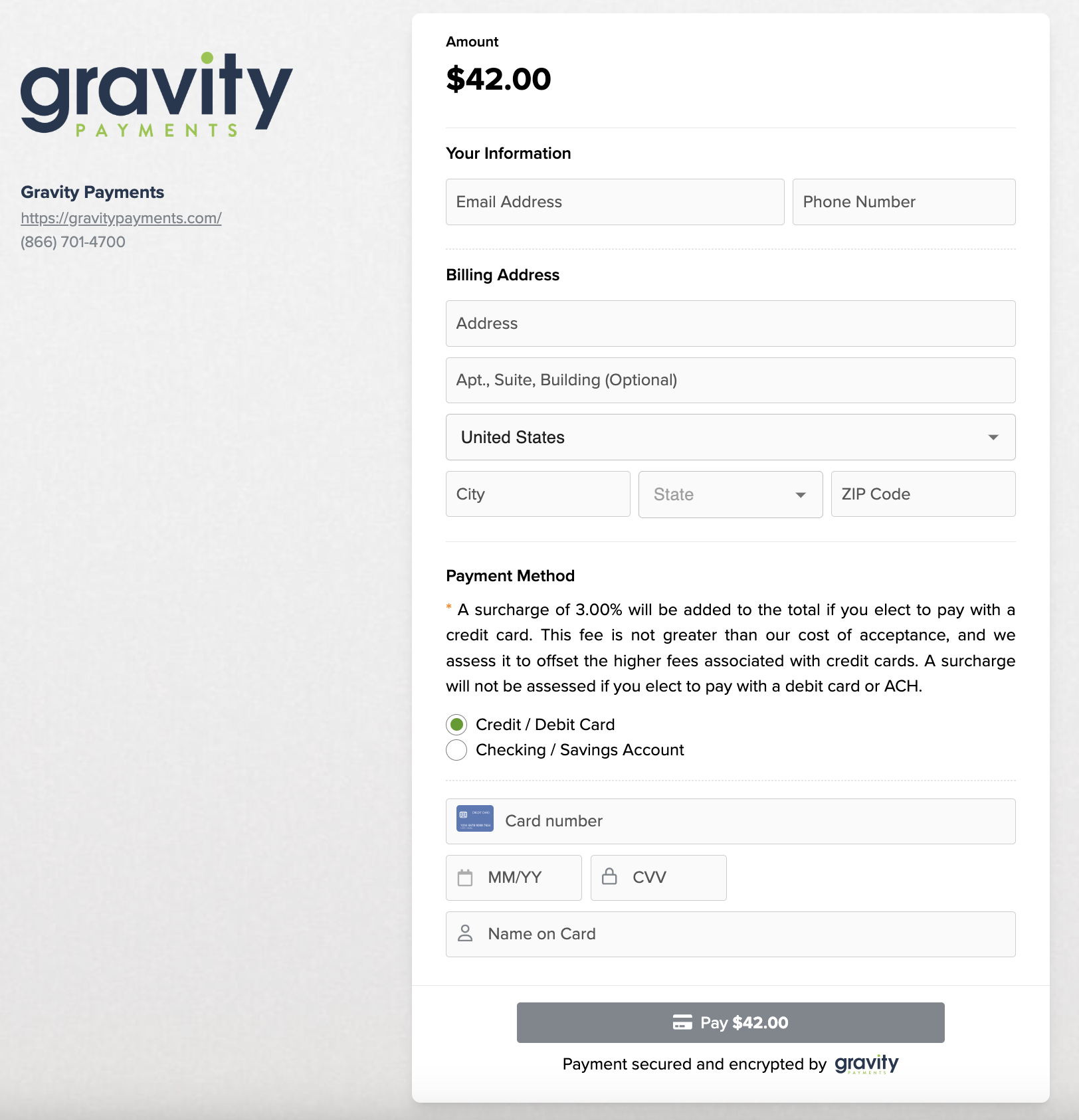 Payment Links · Gravity Payments Documentation